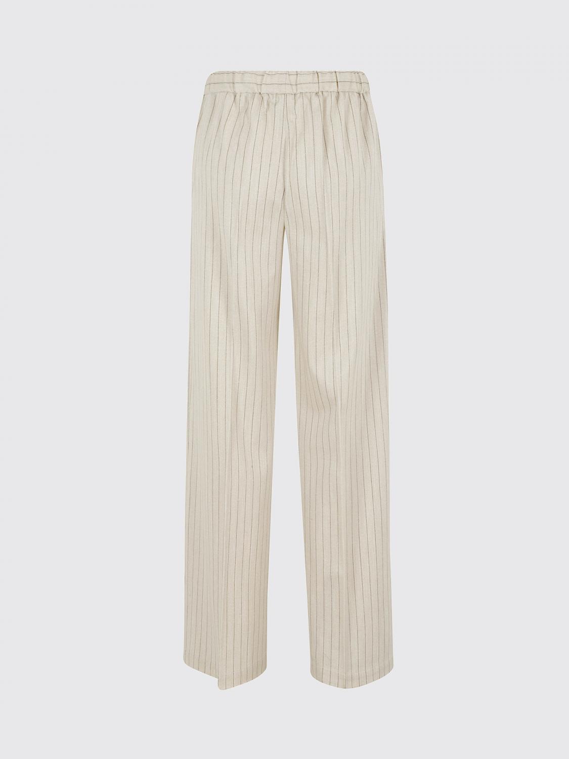 Pants Woman color Ivory