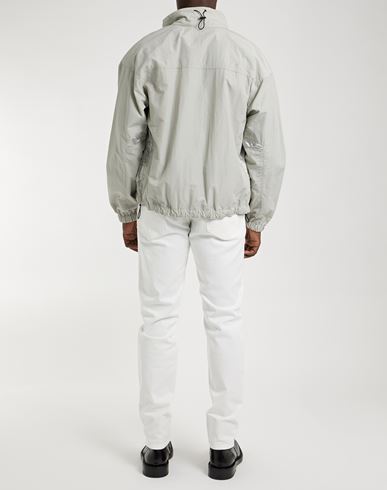 Man Jeans Ivory Size 34 Cotton, Elastane