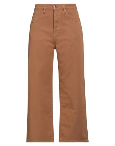 True Nyc Woman Pants Brown Size 27 Cotton, Elastane