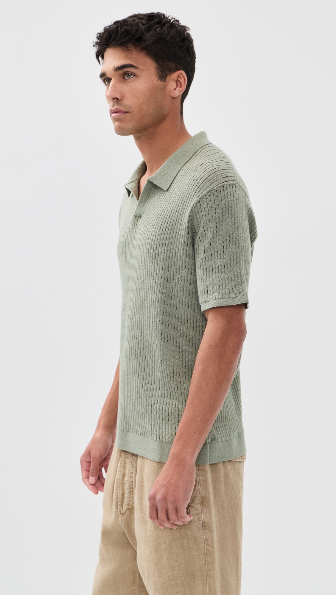 Liam Sweater Polo Vetiver