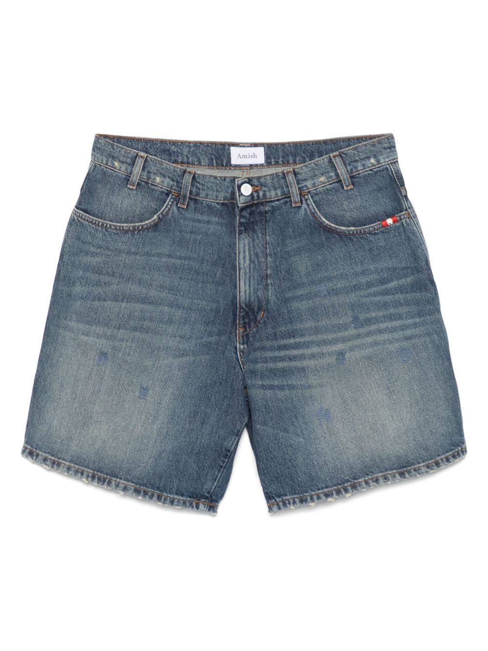 AMISH Bernie denim shorts - Blue