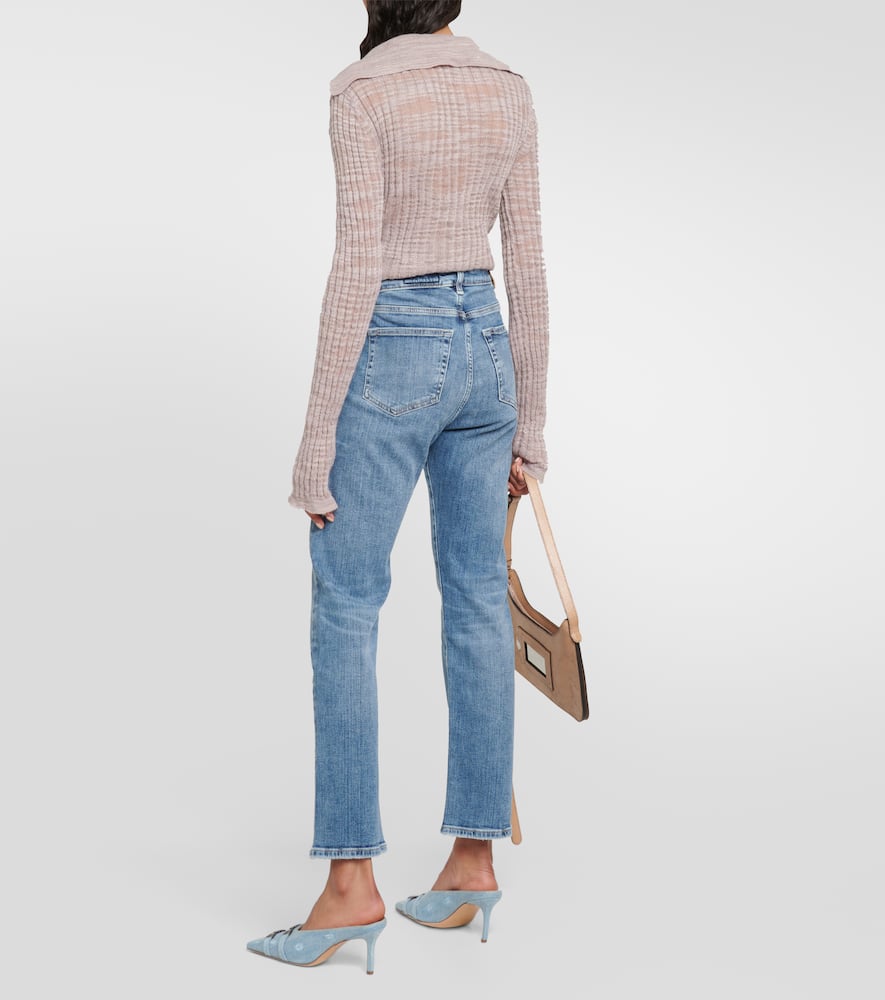 American mid-rise straight jeans