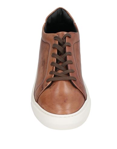 Man Sneakers Brown Size 10 Leather