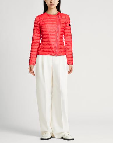 Woman Puffer Red Size 10 Polyester