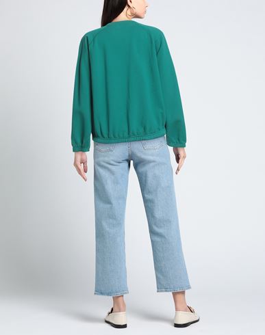Woman Sweatshirt Emerald green
