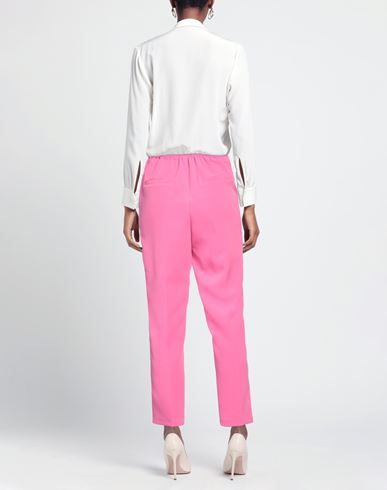 Lanacaprina Woman Pants Fuchsia Size 6 Polyester, Elastane