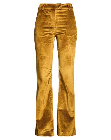 Momoní Woman Pants Gold Size 4 Cotton, Viscose, Elastane