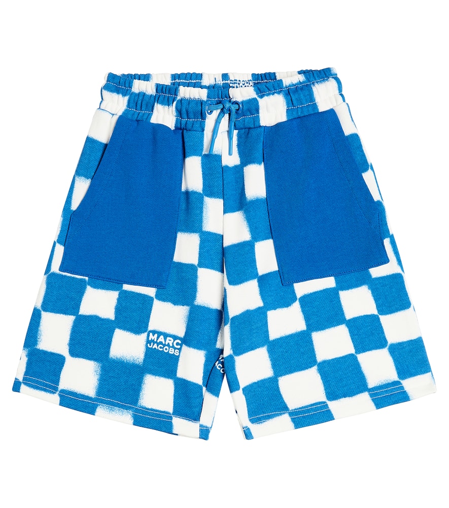 Marc Jacobs Kids Checked cotton Bermuda shorts
