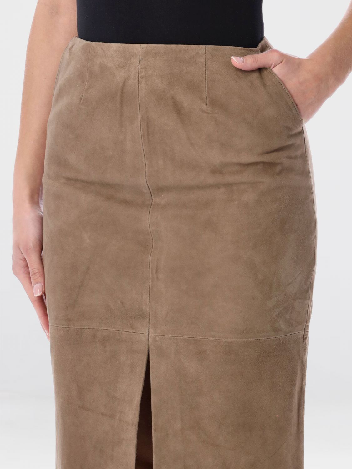 Skirt Woman color Beige