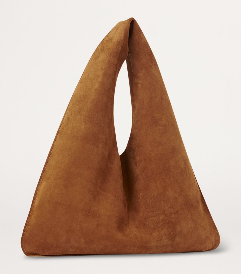 Small Bindle Suede Shoulder Bag