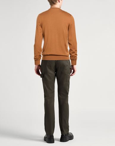 Man Sweater Brown Size 42 Cashmere, Merino Wool, Silk