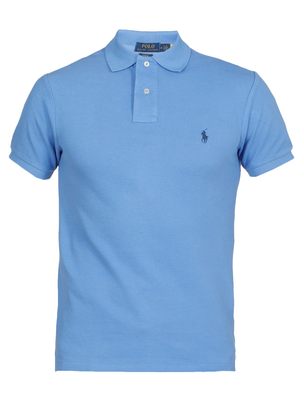Short sleeve embroidered logo polo shirt