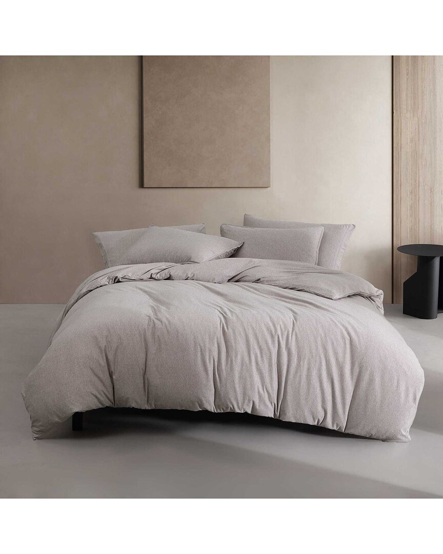 Modern Cotton Mélange Jersey Duvet Set