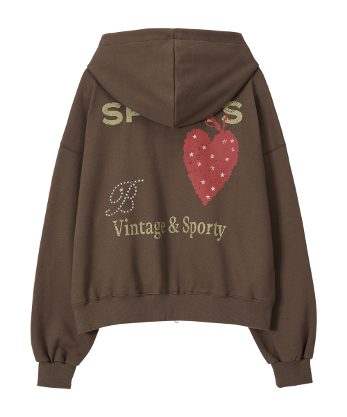 Star Sporty Hoodie Zip-Up