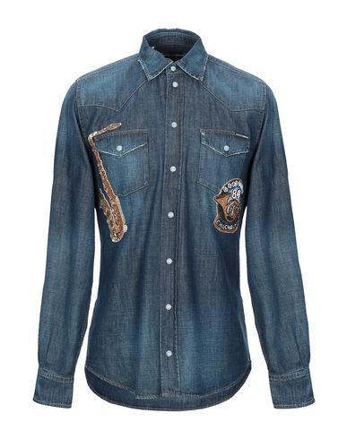Man Denim shirt Blue