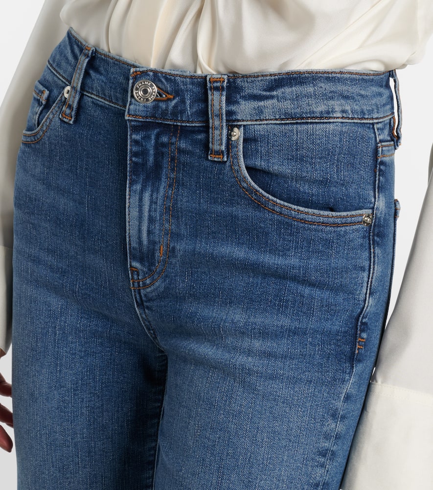 The Icon Long mid-rise flared jeans