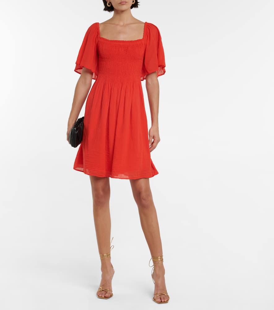 Esme cotton gauze minidress