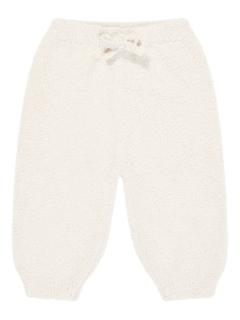 7AM KIDS textured trousers - White