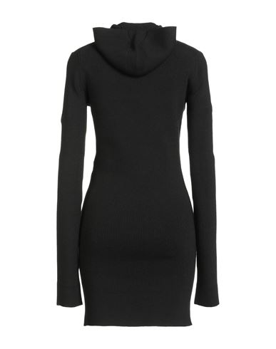Fendi Woman Mini dress Black Size 4 Wool, Silk, Polyamide, Elastane