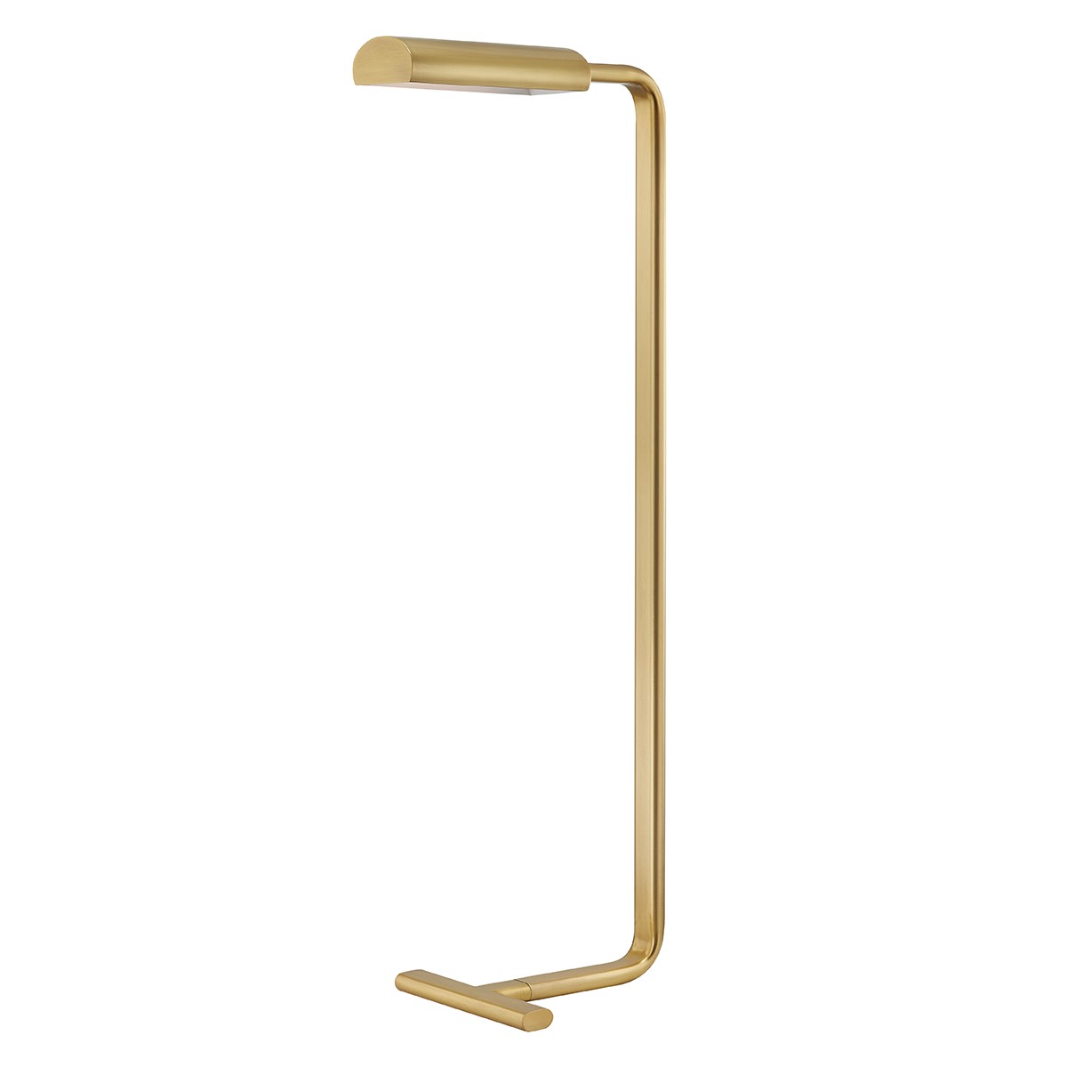 Aged Brass One Light Floor Lamp from the Renwick Collection