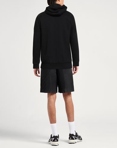 Man Sweatshirt Black Size L Cotton, Polyester, Elastane