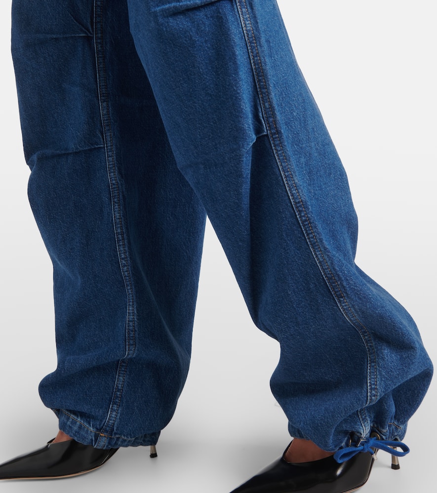 Parachute mid-rise wide-leg jeans