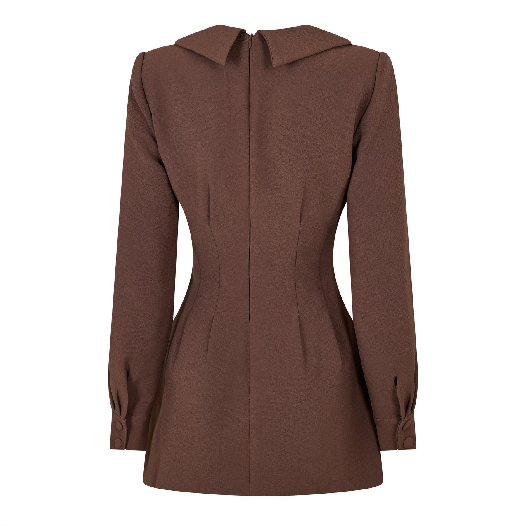 Odd Muse Womens Mus Satin Shift in RBrown - Brown