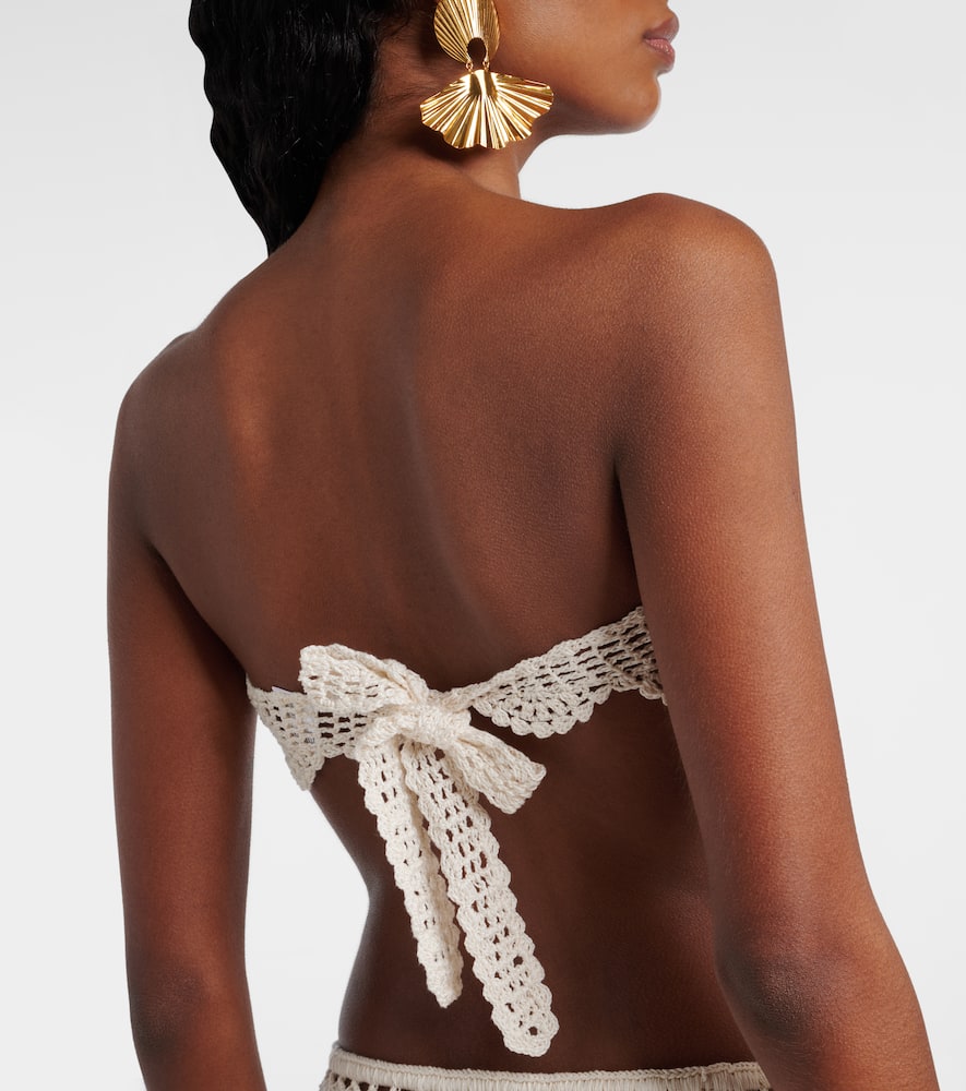 Cotton crochet crop top