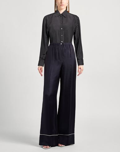 Woman Shirt Black Size 4 Silk