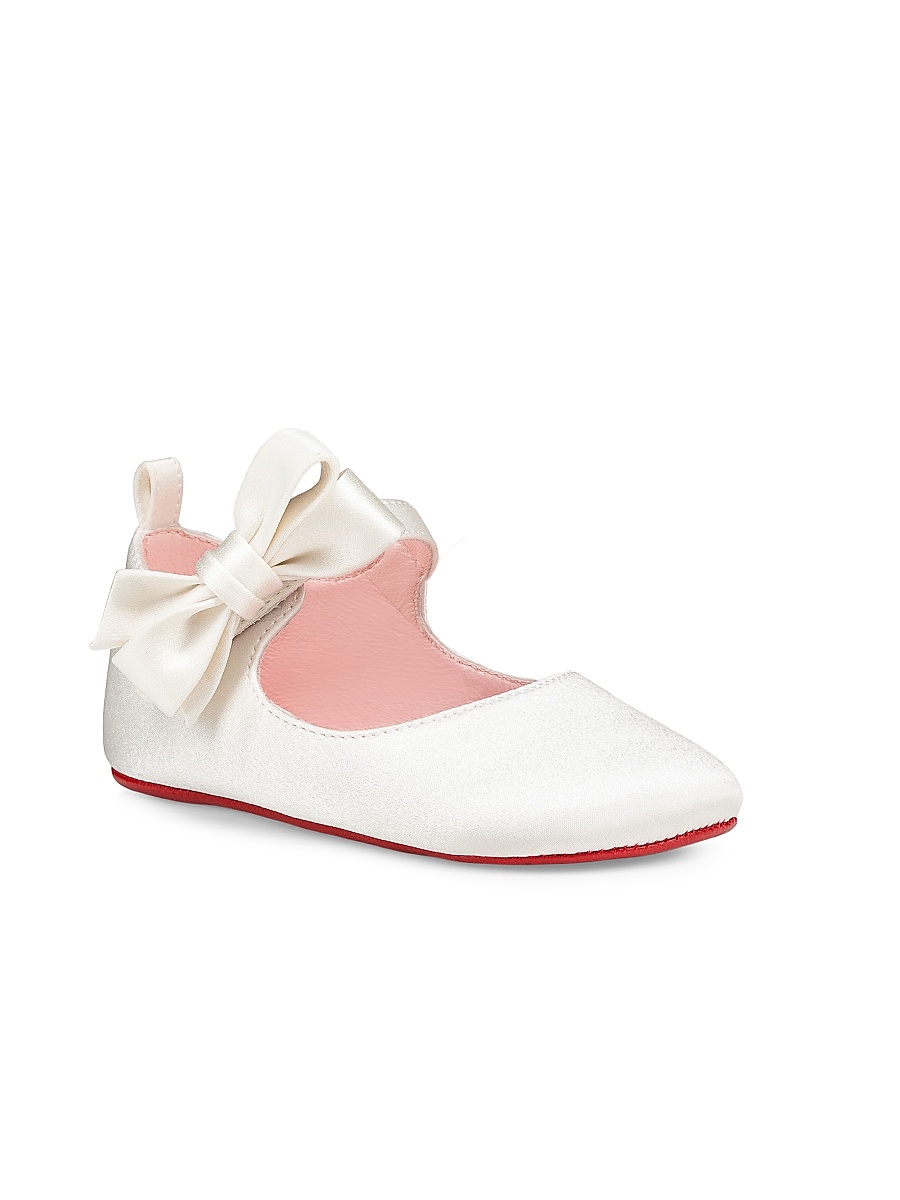 Baby Girl's Lou Babe Ballerina Flats - White