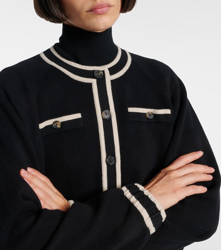 Wool and cashmere-blend jacket