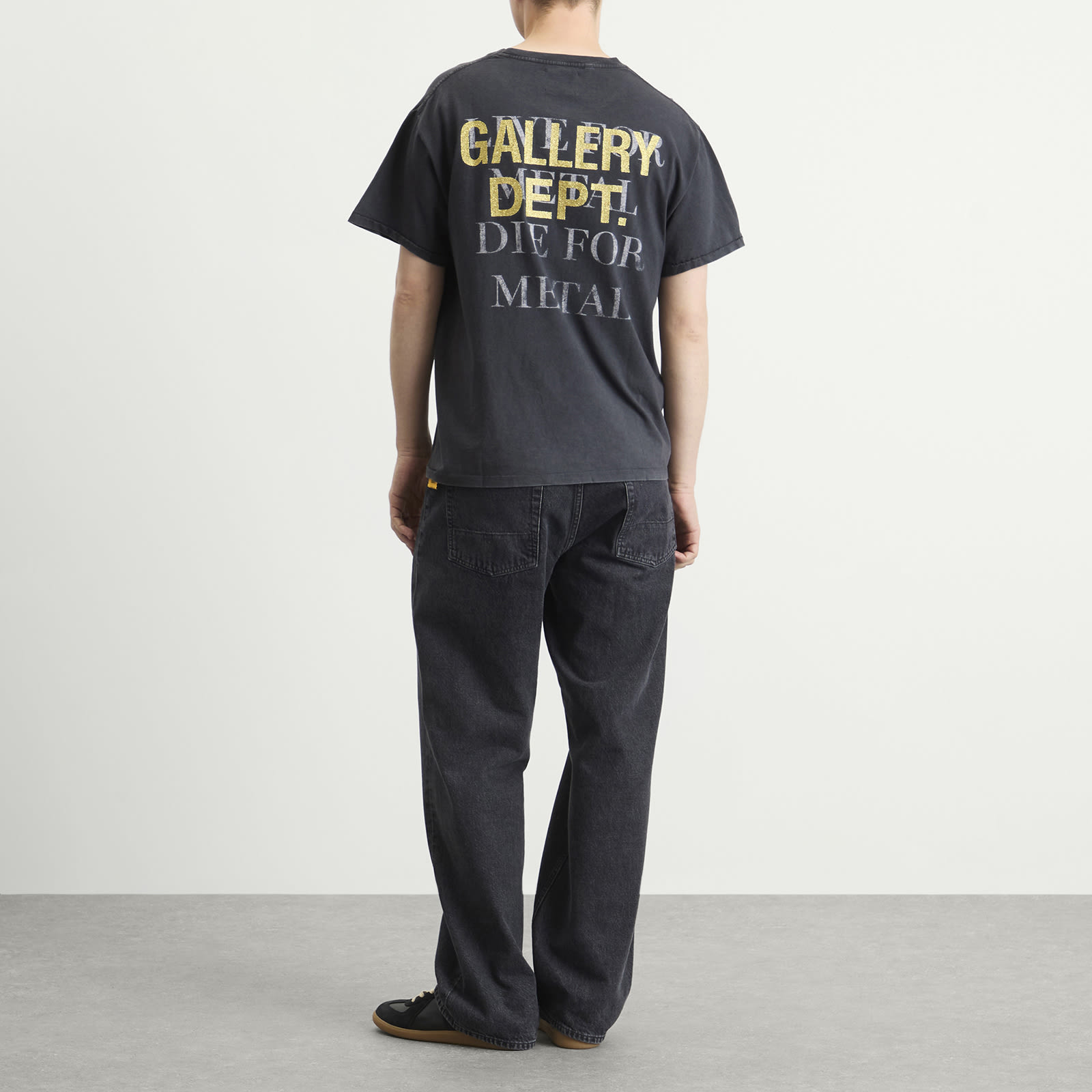 Men's Live For Metal T-Shirt Vintage Black