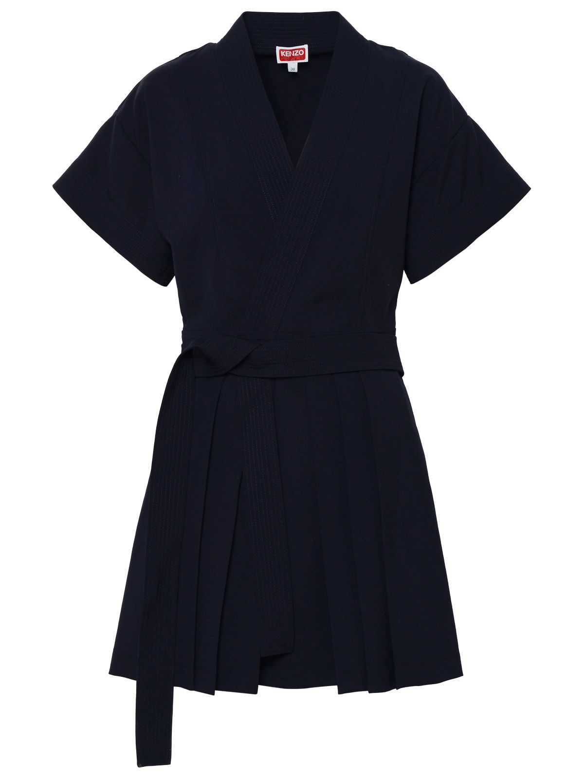 Blue Wool Dress
