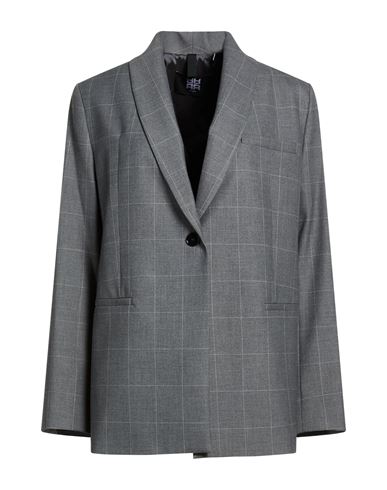 Woman Blazer Grey Size 14 Polyester, Viscose, Elastane