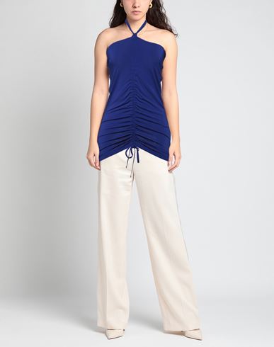 Woman Top Blue Size 8 Viscose, Polyester, Elastane
