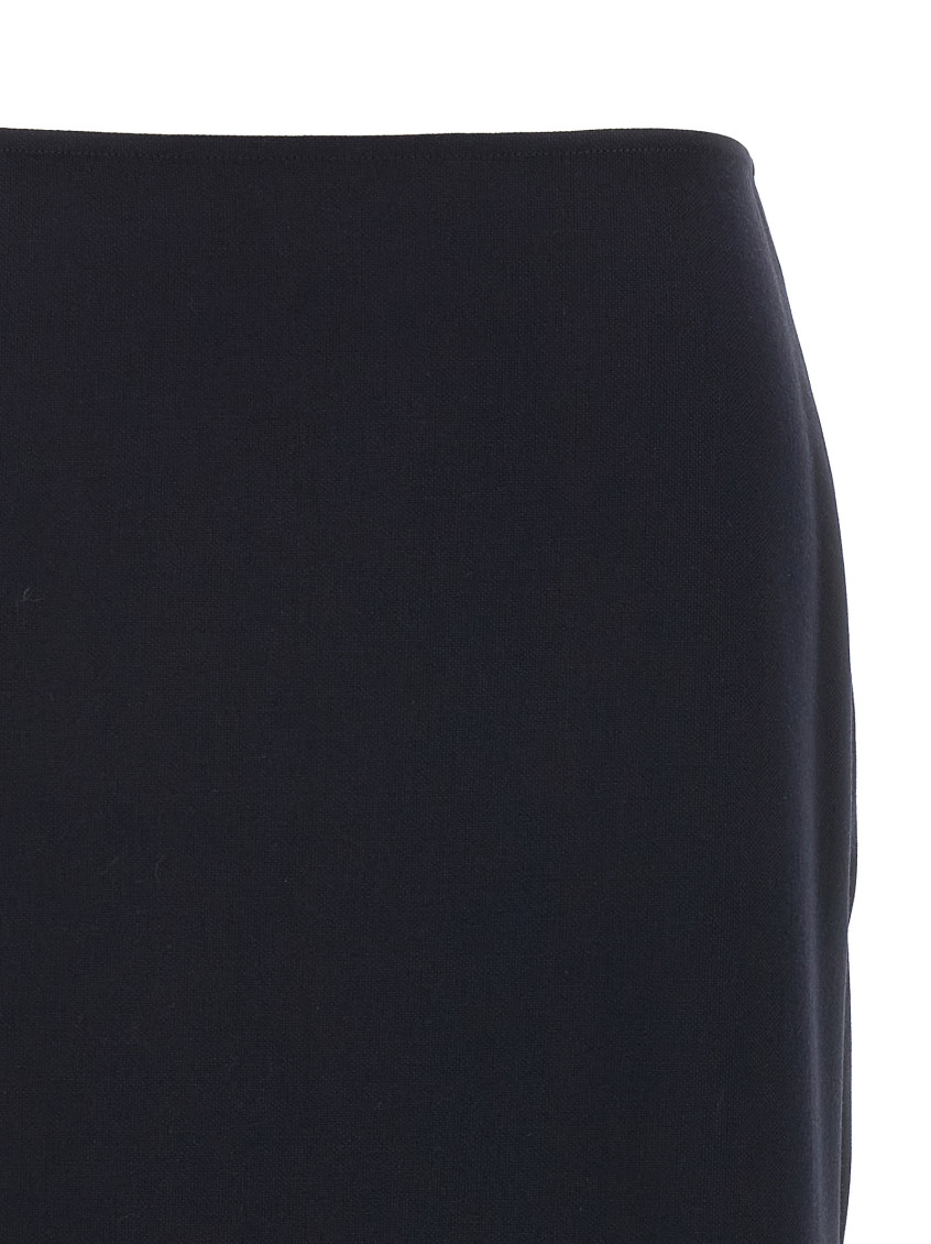 Kick Detail Skirts Blue