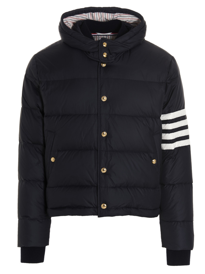4-bar Matte Nylon Bomber