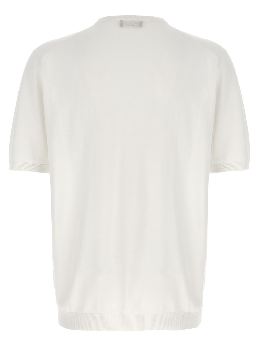 White Knitted T-shirt