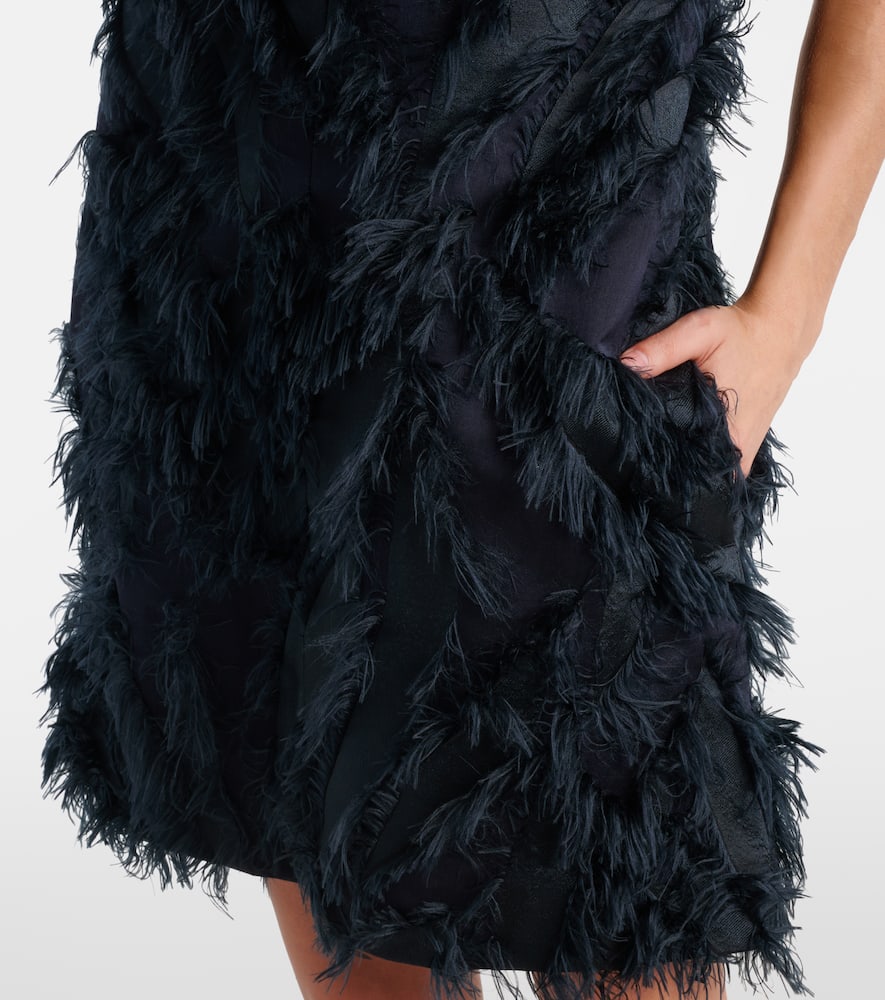 Fringed minidress