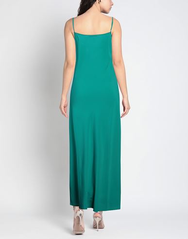 Woman Maxi dress Deep teal Size XS Viscose, Silk, Elastane