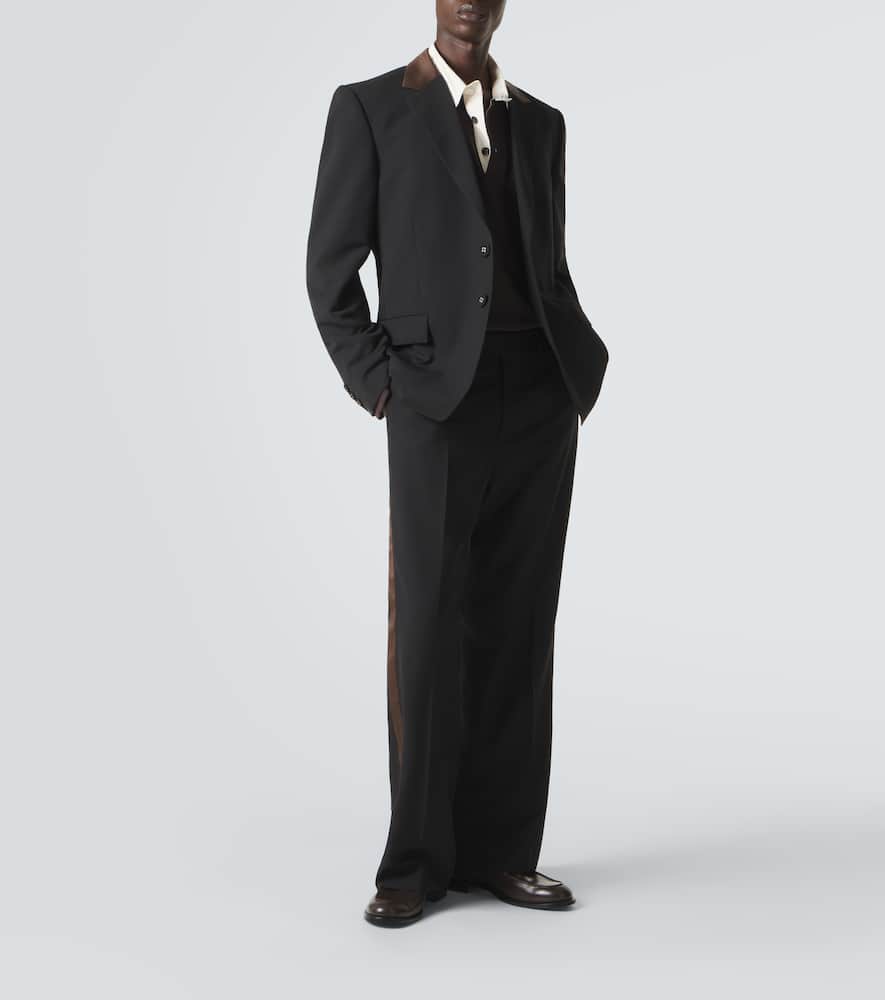 Alto virgin wool flared pants