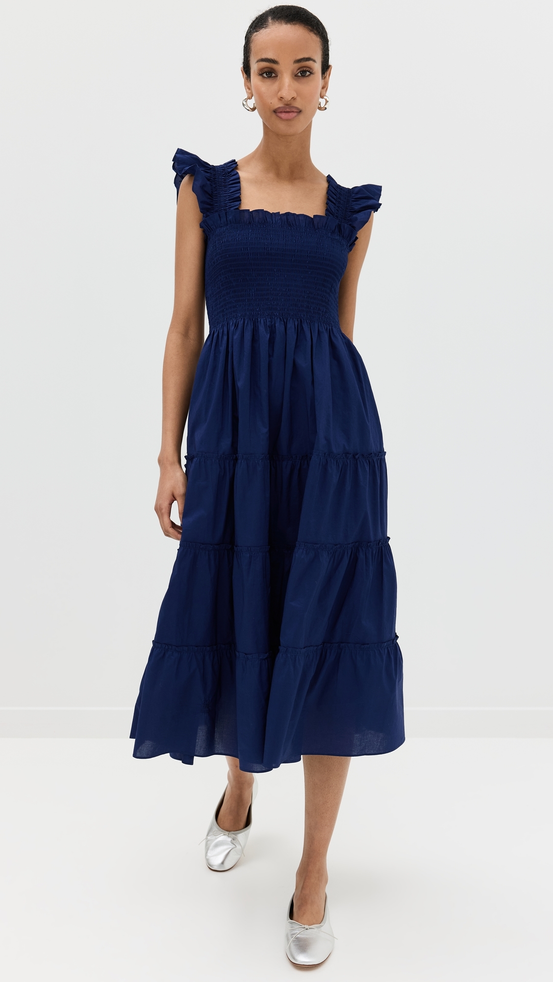 The Ellie Cotton Nap Dress Navy