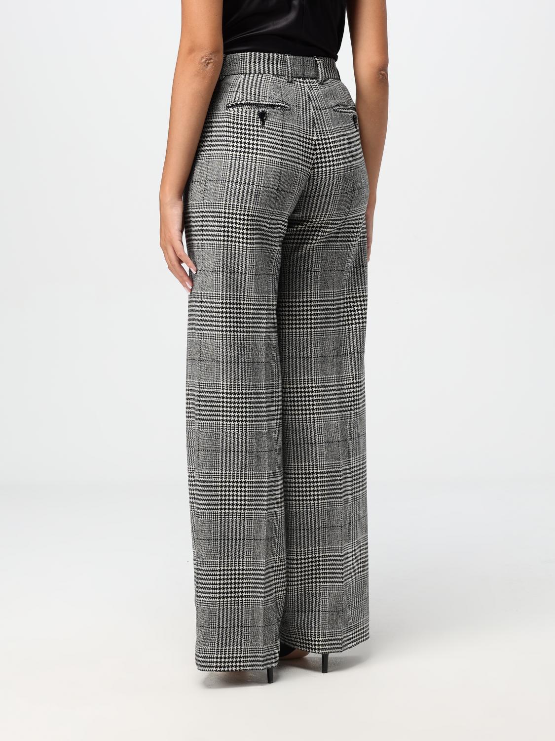Tartan check trousers - Grey