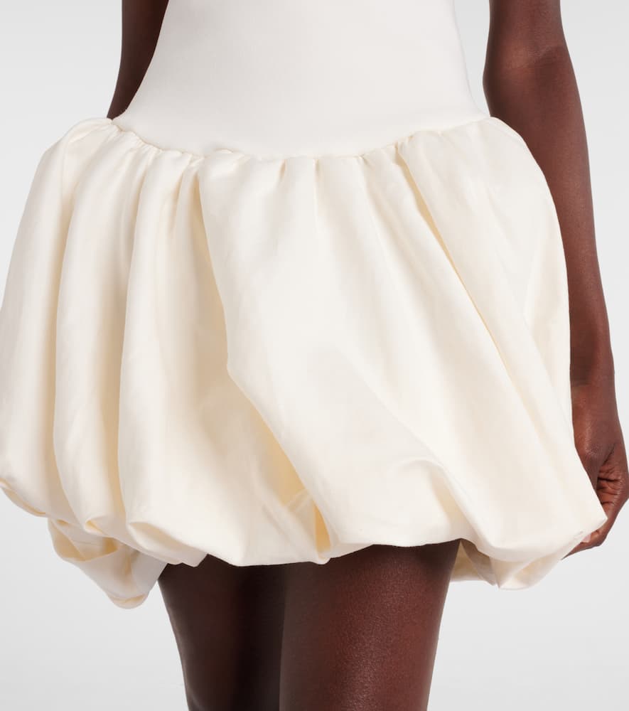 Pollie linen and rayon-blend minidress