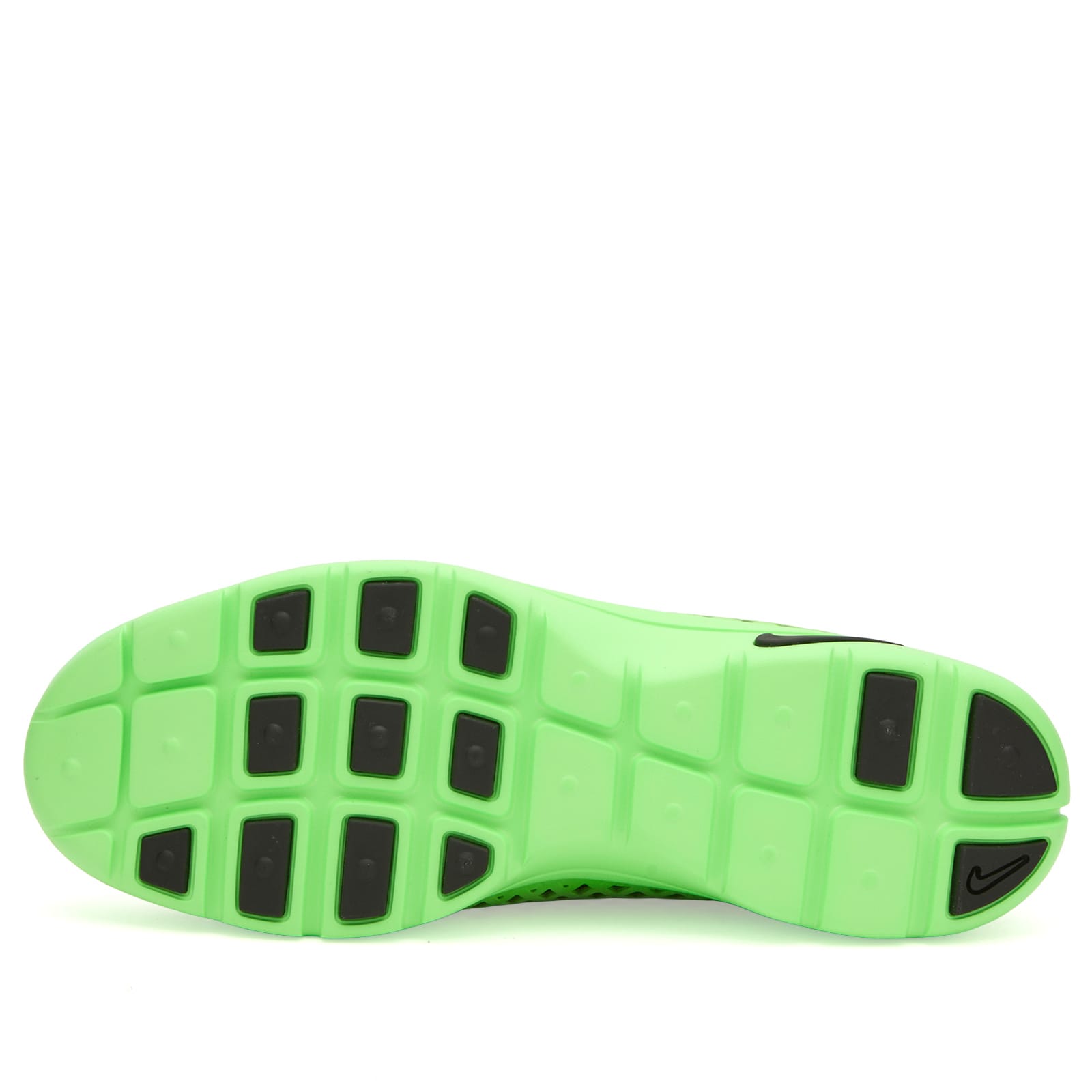 Rejuven8 Run OG QS Sneaker in Metallic Silver/Black/Voltage Green
