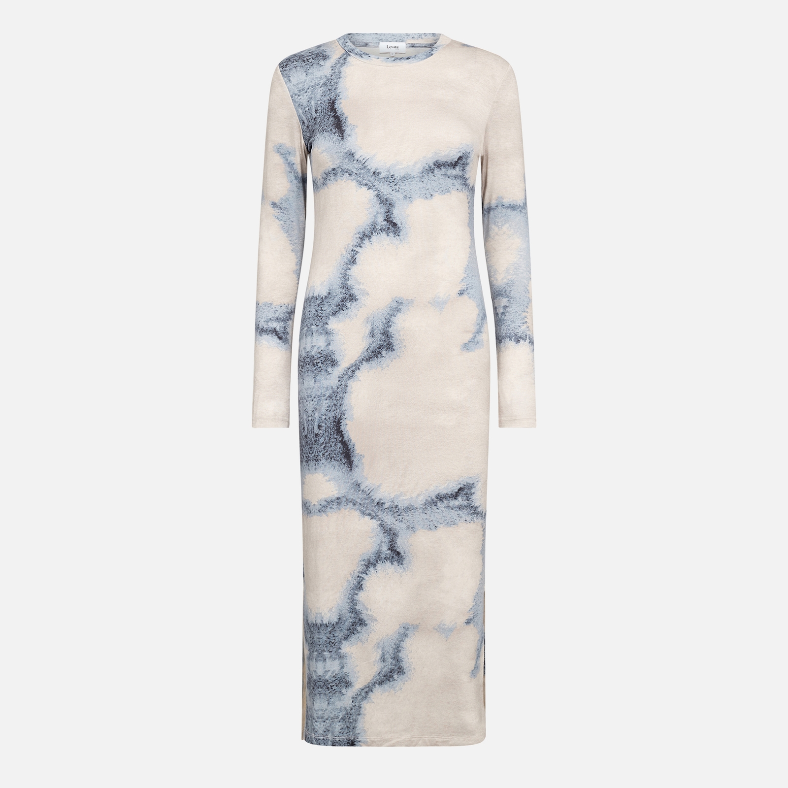 Leveté Room Indigo Stretch-Lyocell Dres