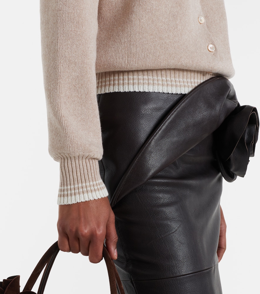 Cotton and cashmere cardigan