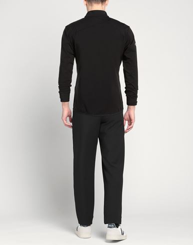 Man Sweatshirt Black Size S Polyester, Elastane