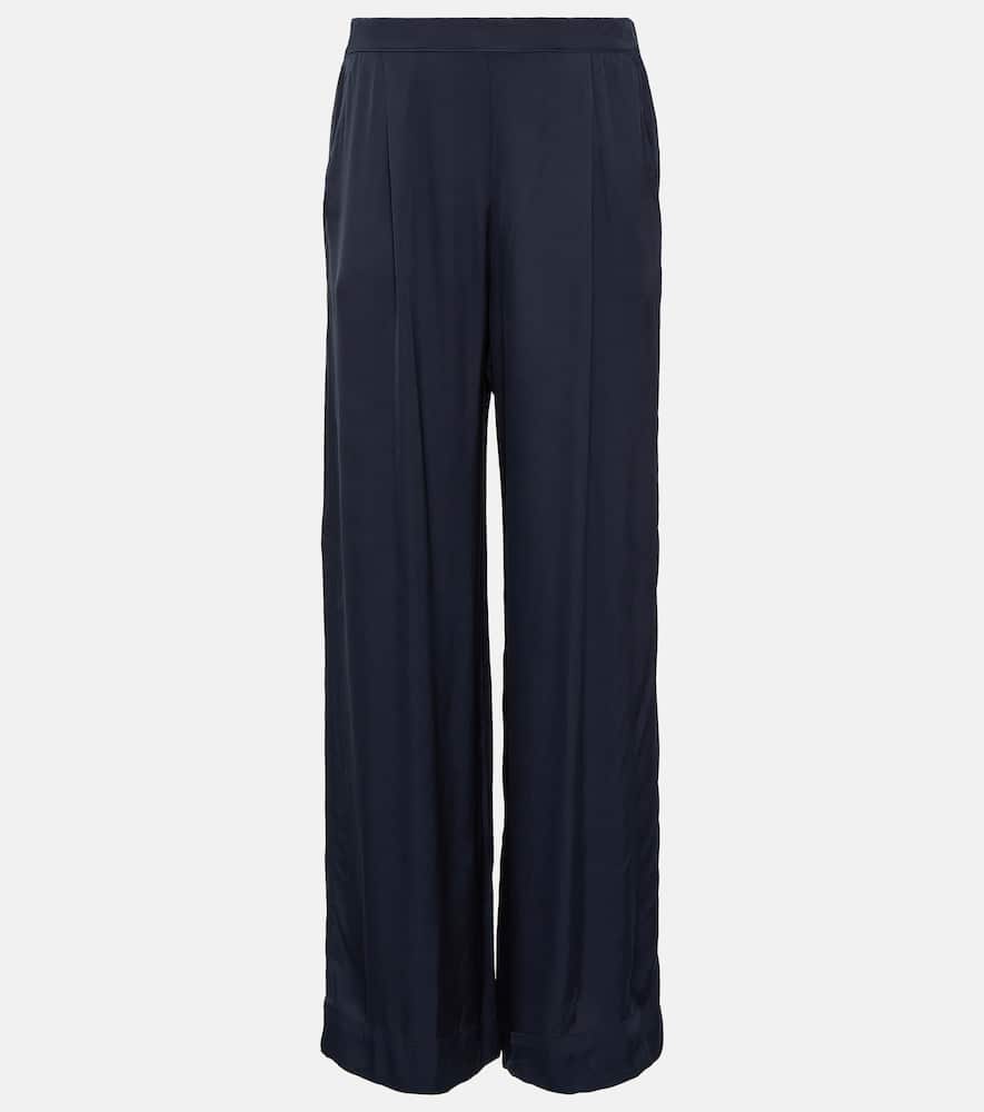 Livi satin wide-leg pants