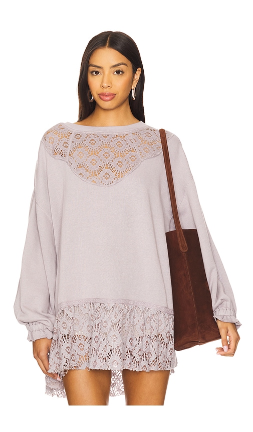 Free People x REVOLVE Belle Sweatshirt in Lavender. -  XS also in L